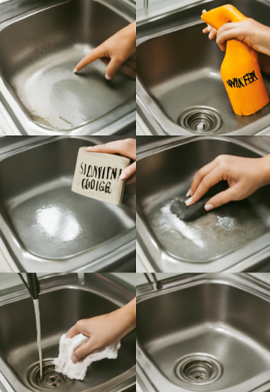 싱크대 물때 제거하는 방법