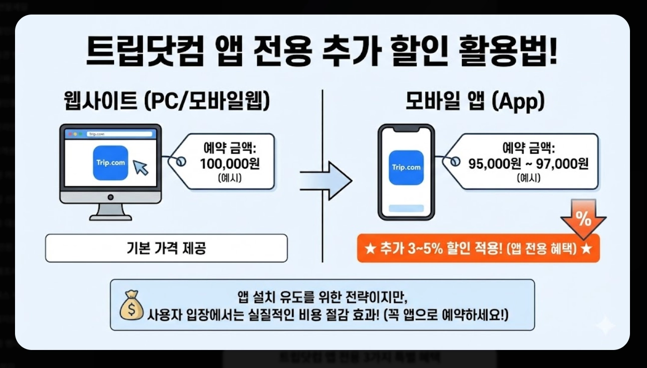 트립닷컴 최저가 예약 팁