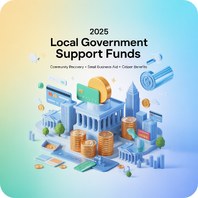 2025년 지자체 지원금(지역 지원금) 이미지