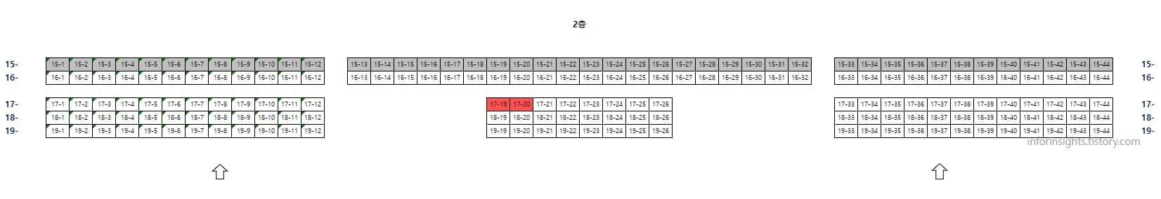 인천서구문화회관 대공연장 2층 좌석