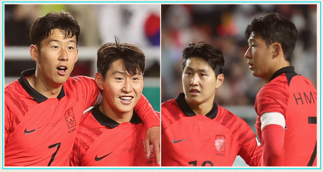 베트남전에서의 손흥민 이강인 투샷