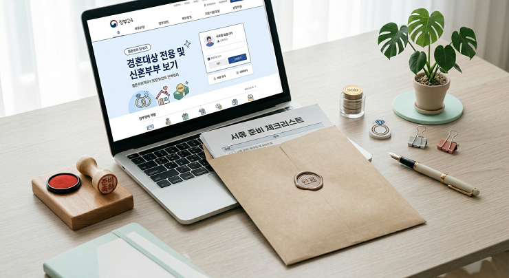 경기도 신혼부부지원금 신청 준비 체크리스트