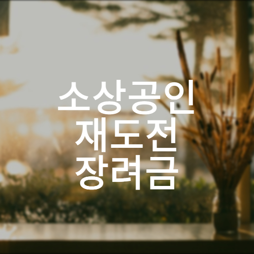 소상공인 재도전지원금