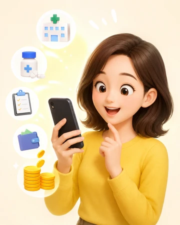 의료비 환급 문자 확인 화면2