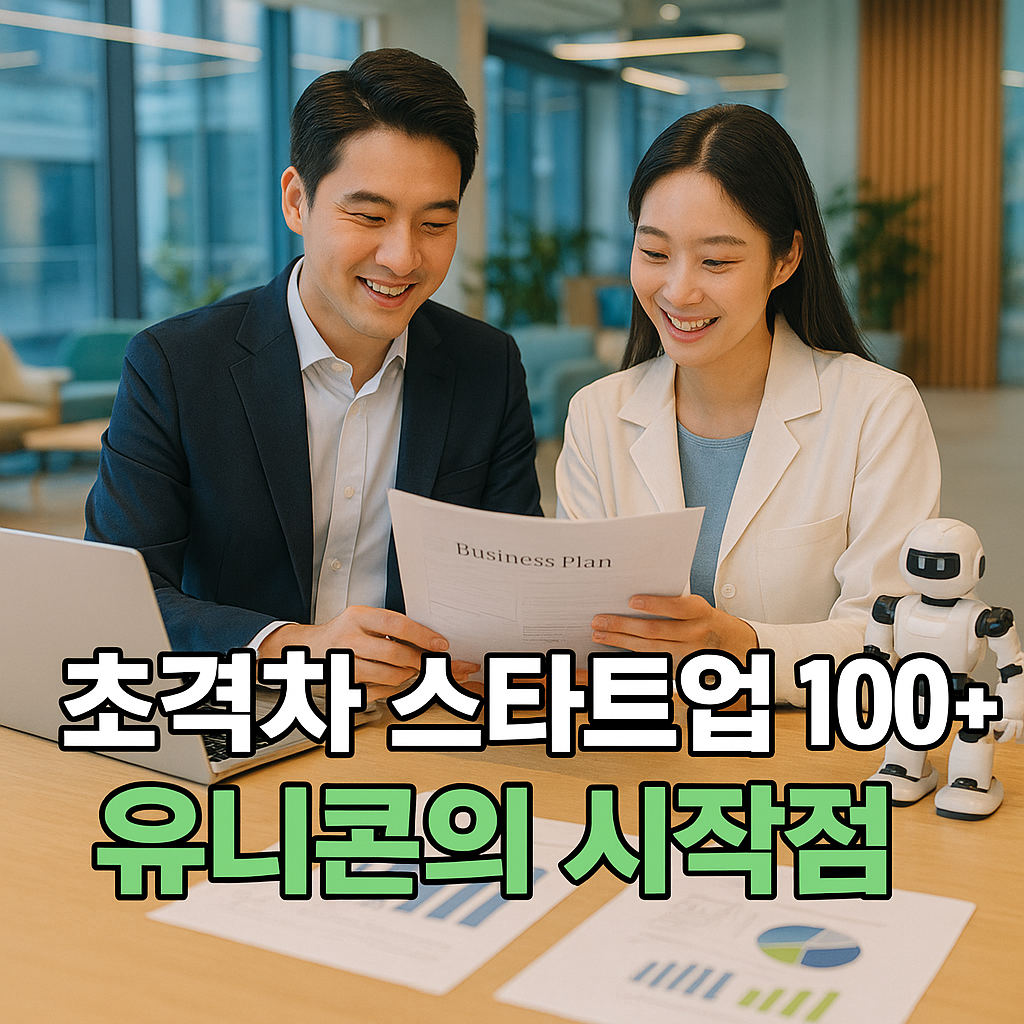 사업계획서를 검토하는 스타트업 팀