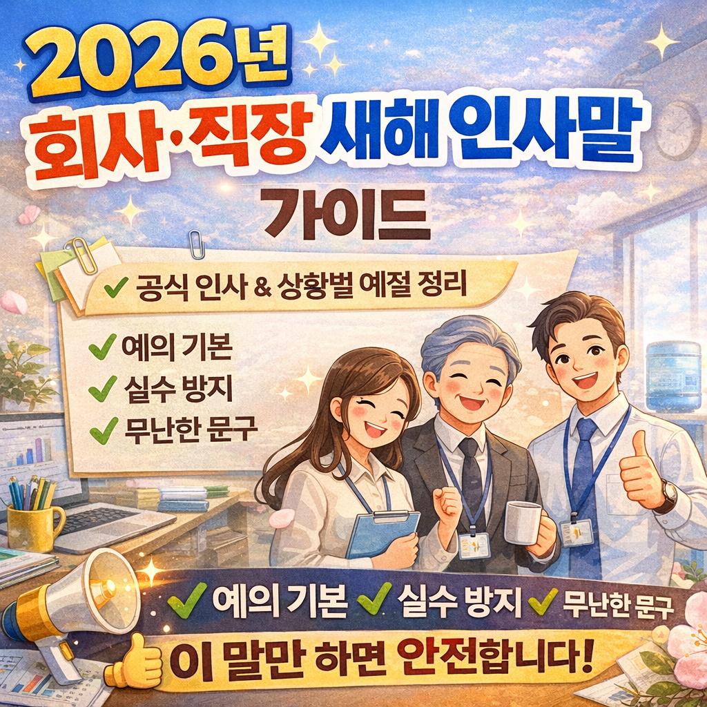 직장 새해 인사말