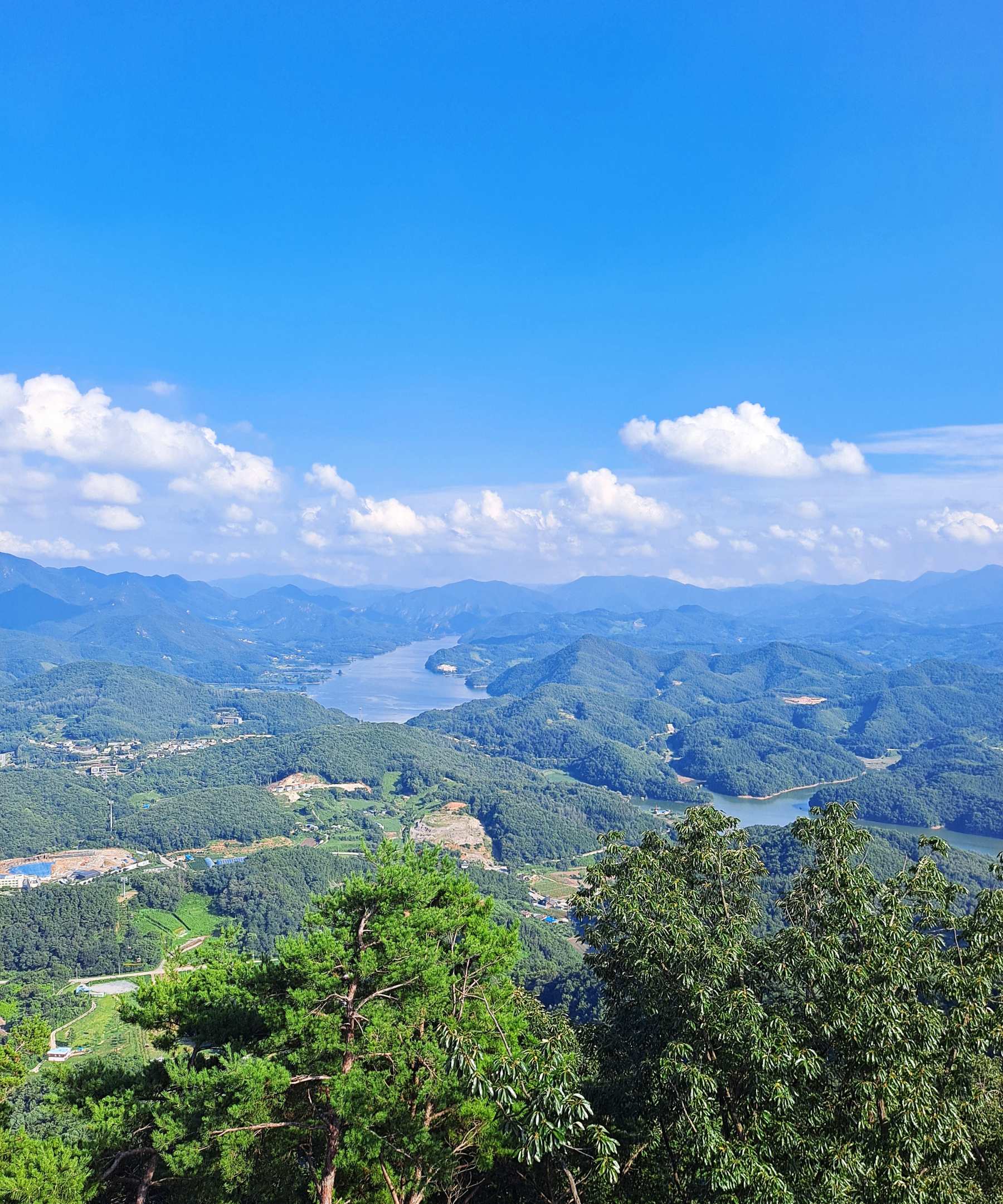 비봉산 정상 뷰