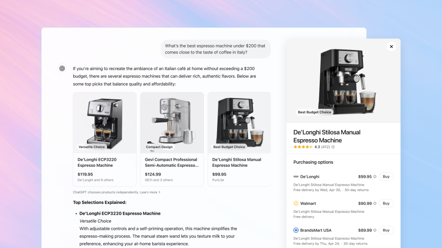 OpenAI, ChatGPT 검색에 쇼핑 기능 추가