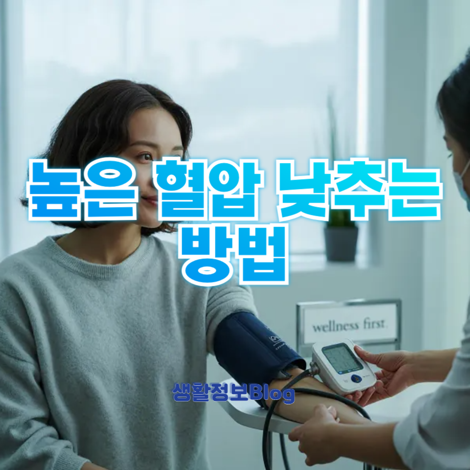 높은 혈압 낮추는 방법