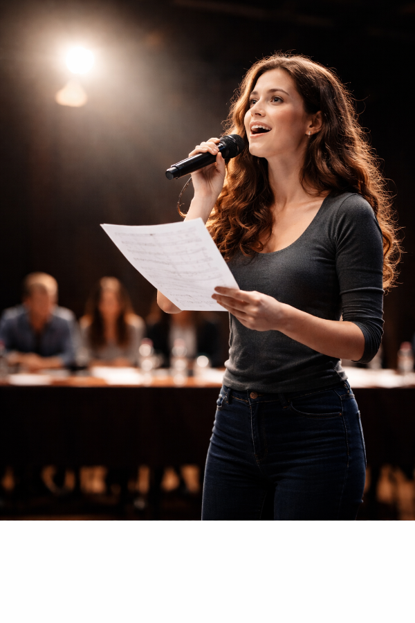 뮤지컬 오디션 이미지