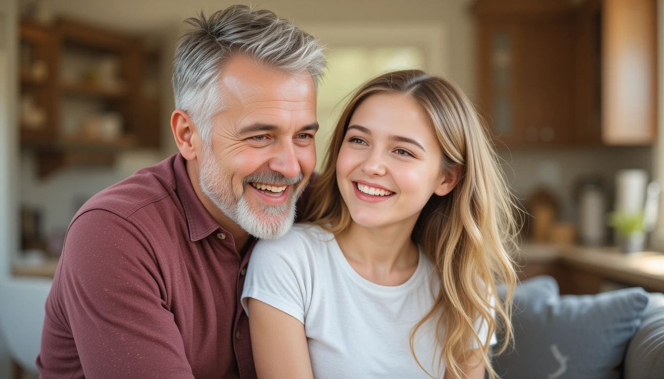 딸의 초경을 축하해 주는 모습