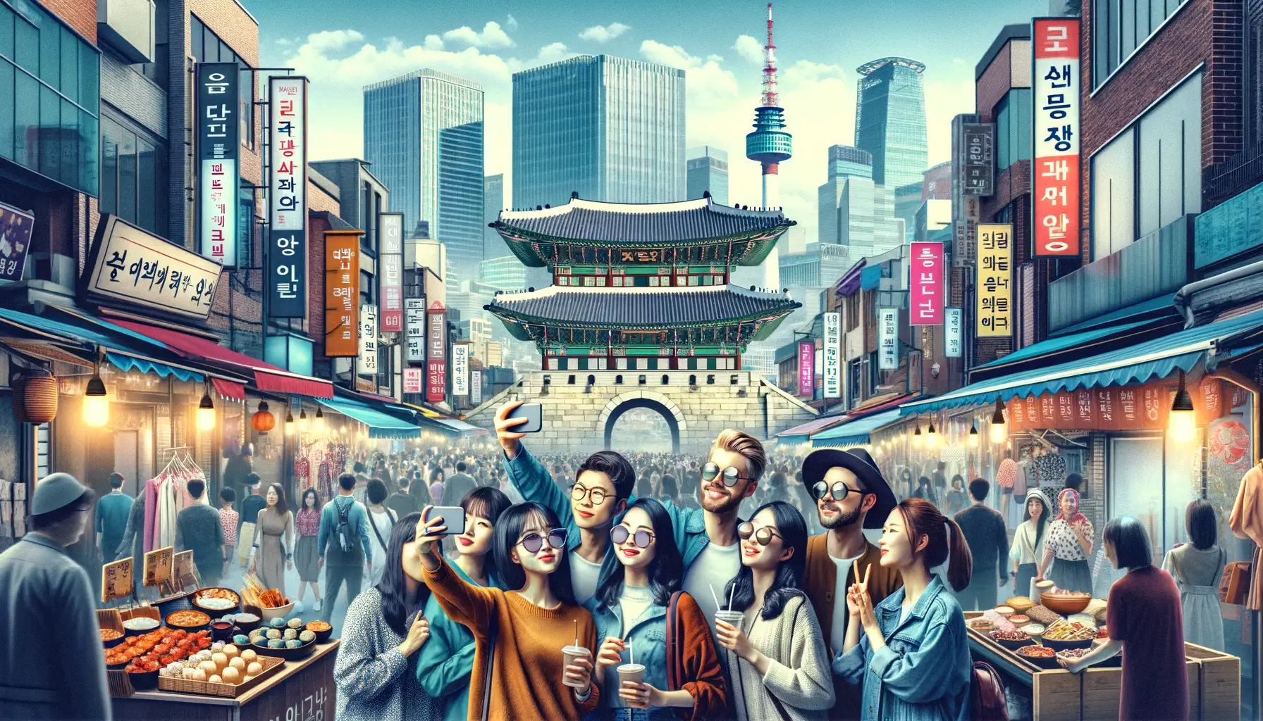 한류의 영향력을 보여주는 이미지