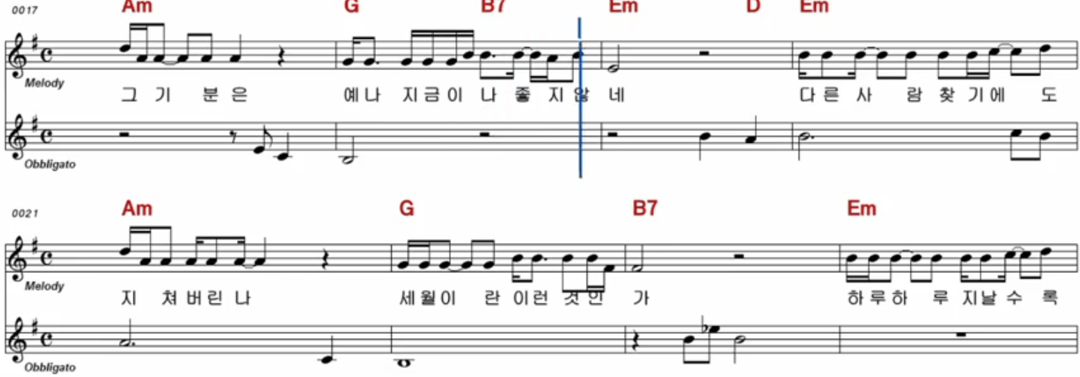 진시몬 아슬아슬 악보