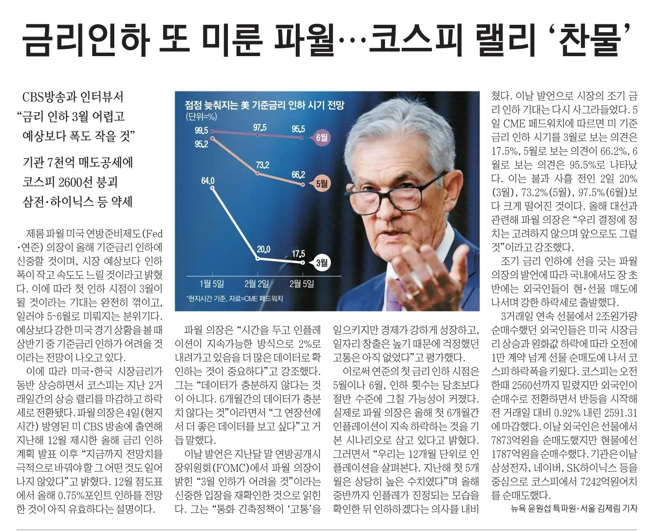 2월 6일 화 신문스크랩