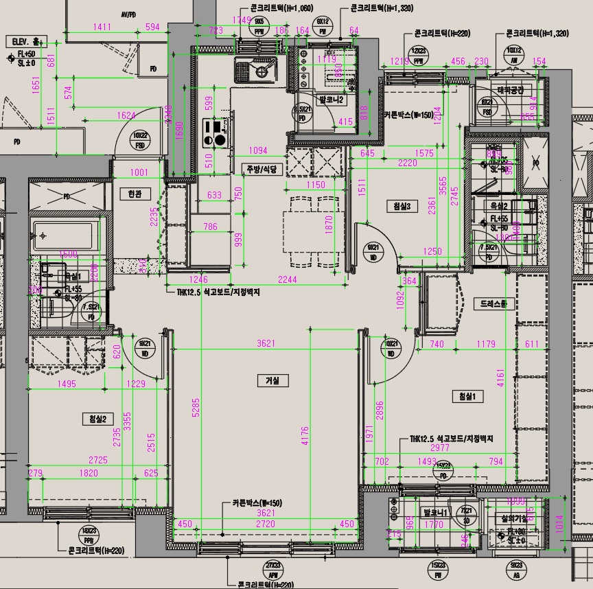 강동밀레니얼 중흥 S 클래스 84A
