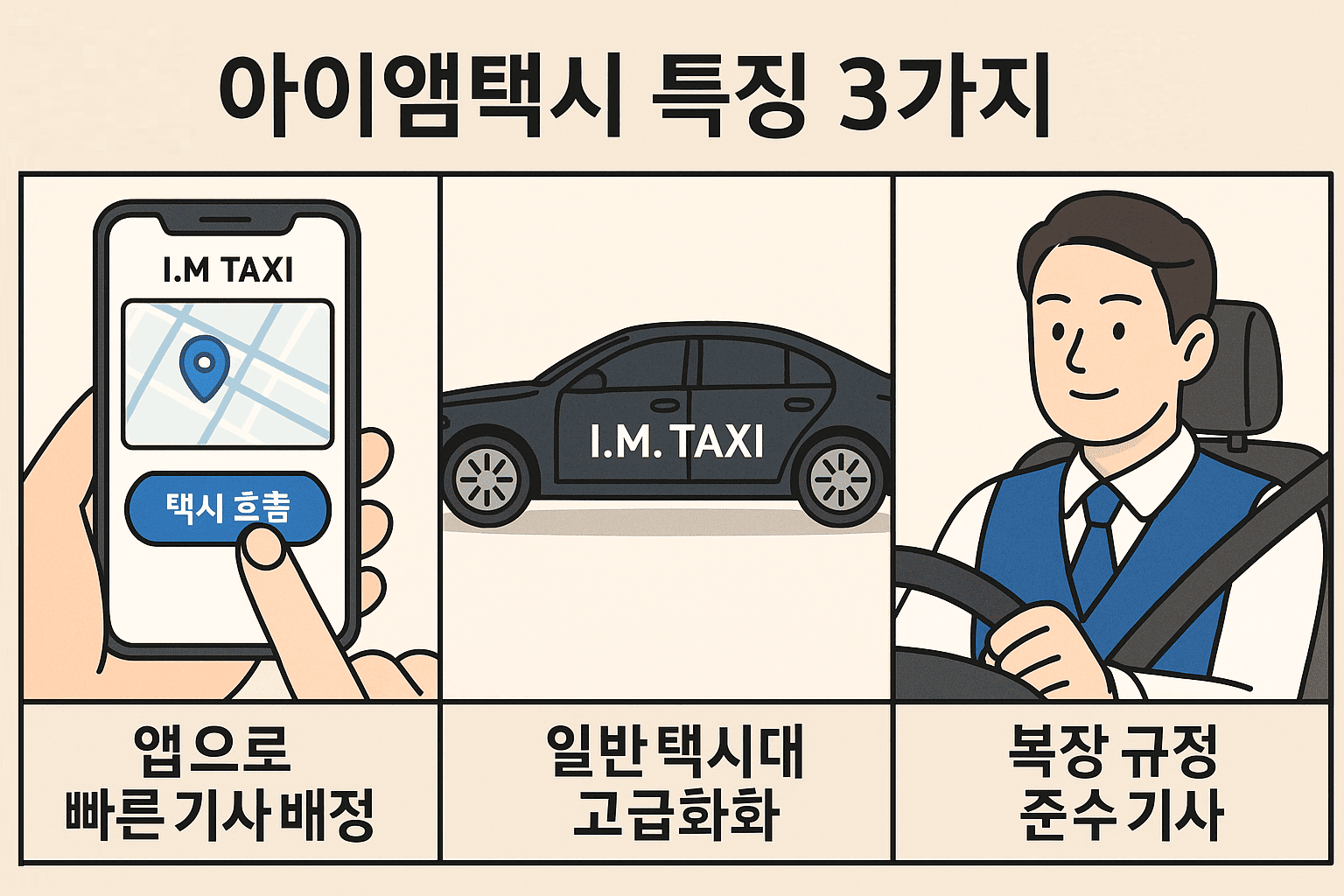 아이엠택시의 특징은?
