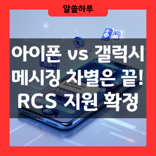 RCS(Rich Communication Services) 지원을 공식 발표