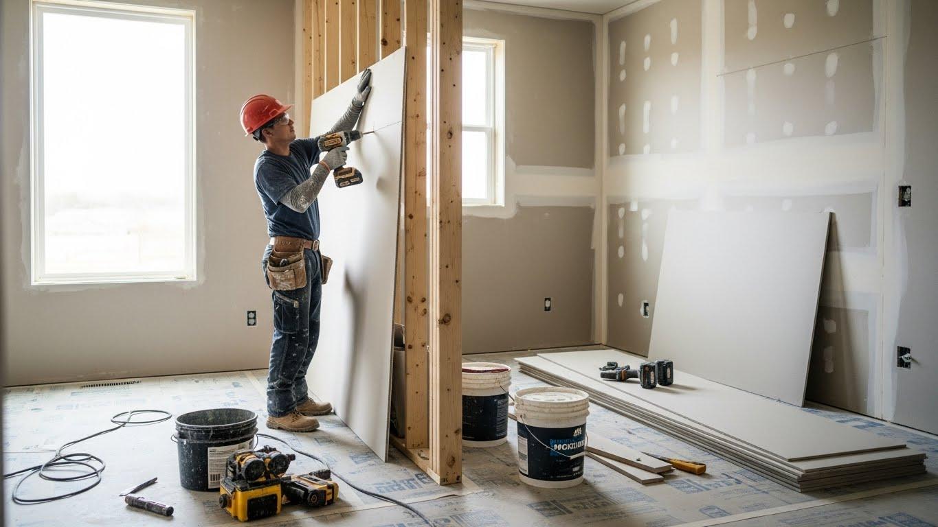 인테리어 공사 안내문