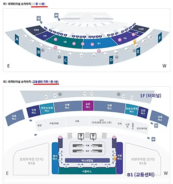 인천공항-순천-리무진버스-타는-곳