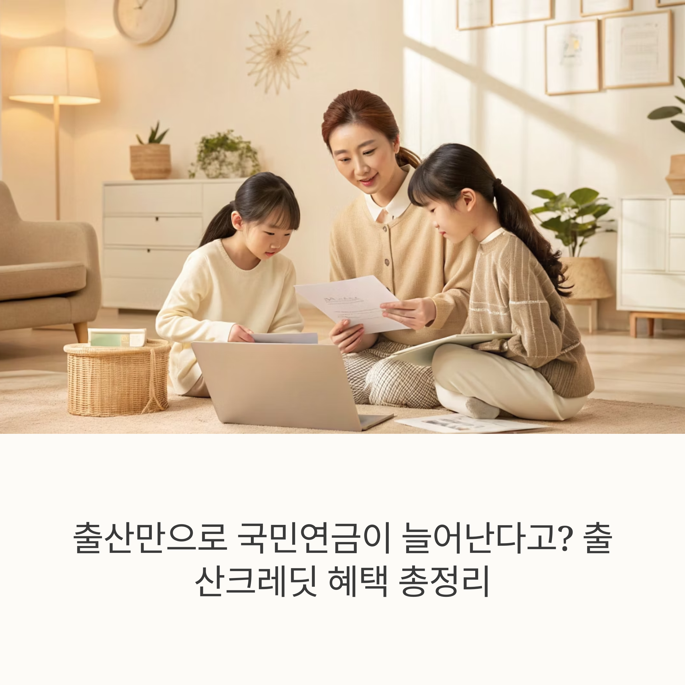 출산크레딧 신청 안 하면 국민연금 손해일까? 진실 공개