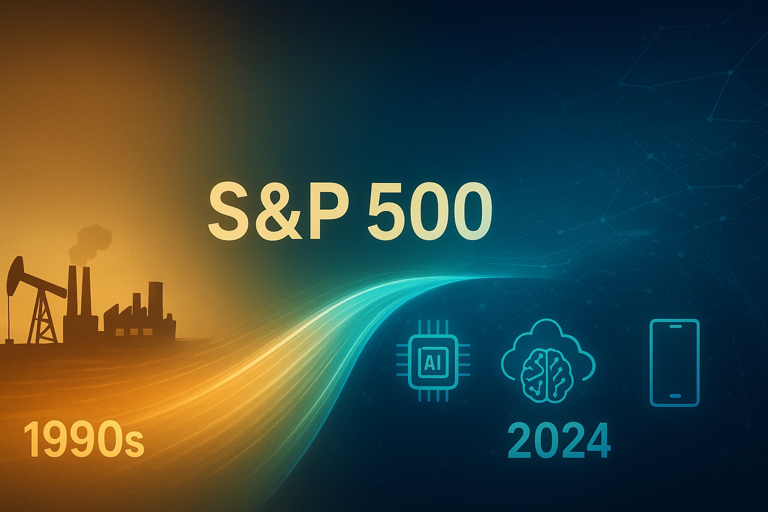 S&P 500으로 보는 30년간의 산업 패권 이동