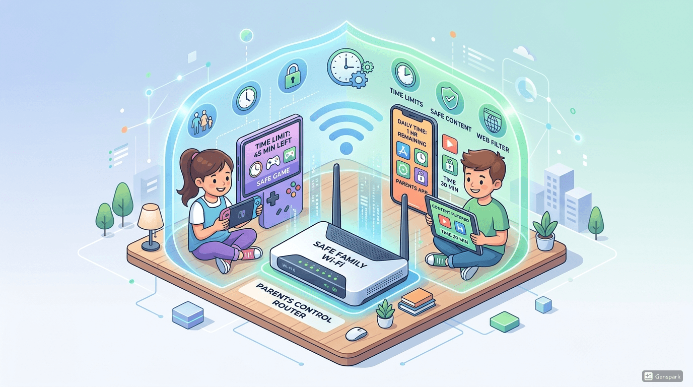 디지털 방역 설정 5가지 &ndash; 공유기로 유해 사이트 차단하고 아이 인터넷 시간 제한하는 법 참고 이지미