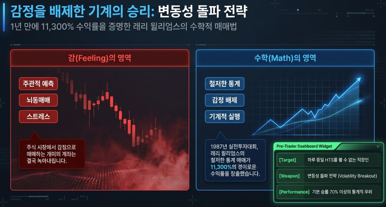 직장인 주식 단타 기법 스윙 래리 윌리엄스 Larry Williams 변동성 돌파 전략 세계 실전투자대회 우승 기법 팩트 체크