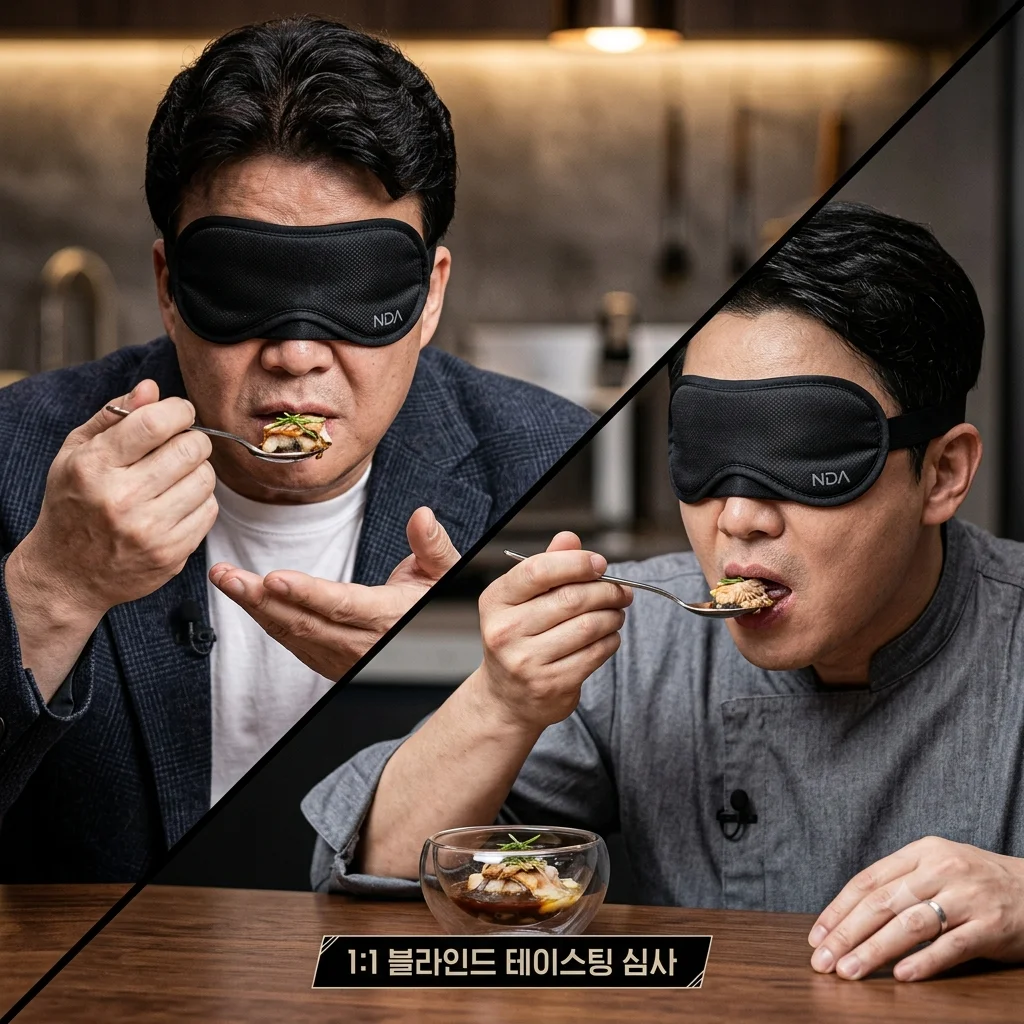 흑백요리사 2라운드 1대1 흑백대전 블라인드 심사 기준 및 맛의 평가 원칙 안내