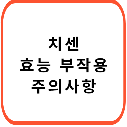 치센-가격-개요정보-성분-효능-썸네일
