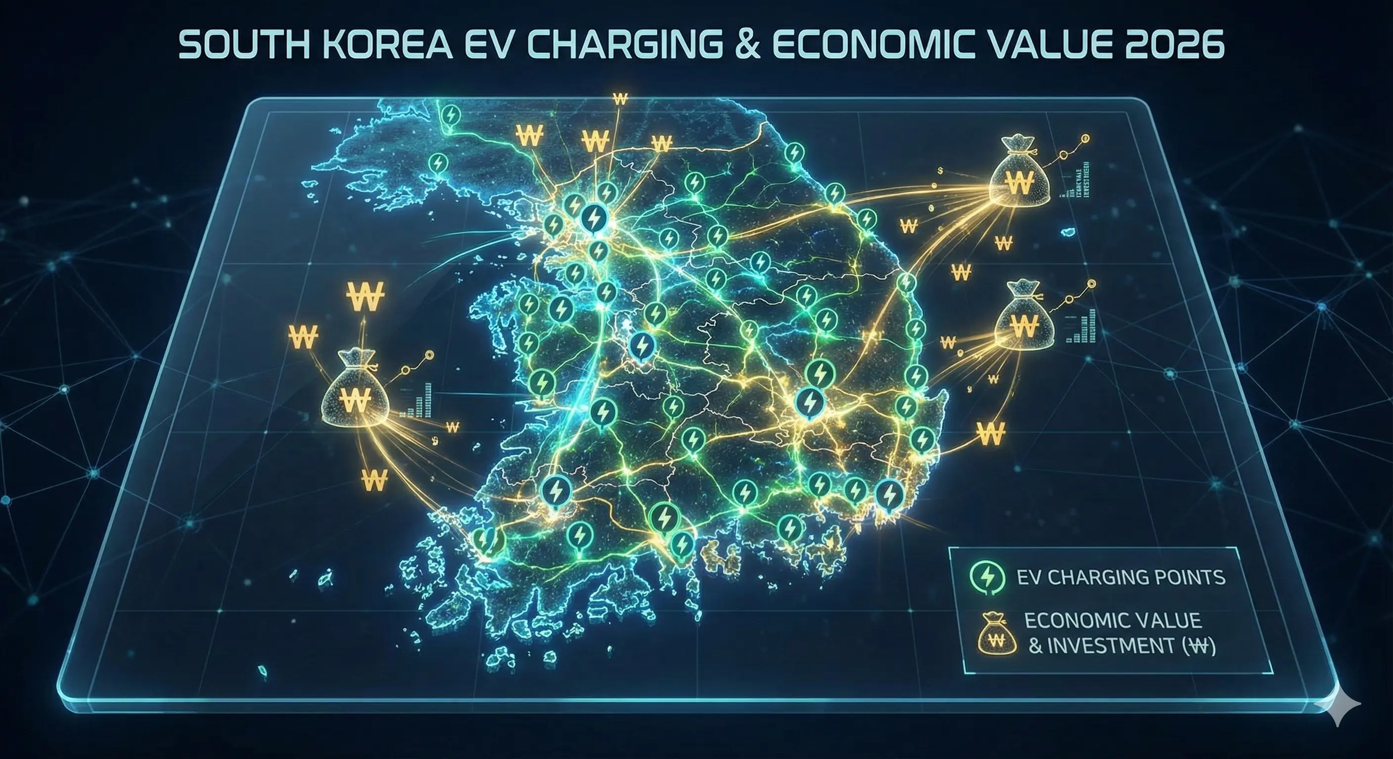 대한민국 전국 전기차 보조금 현황 지도