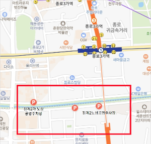 서울 종로구 서순라길 인근 주차장 TOP 5