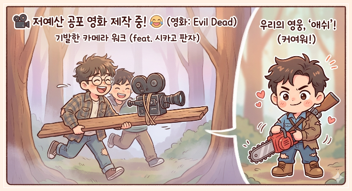 저예산 공포 영화 제작중