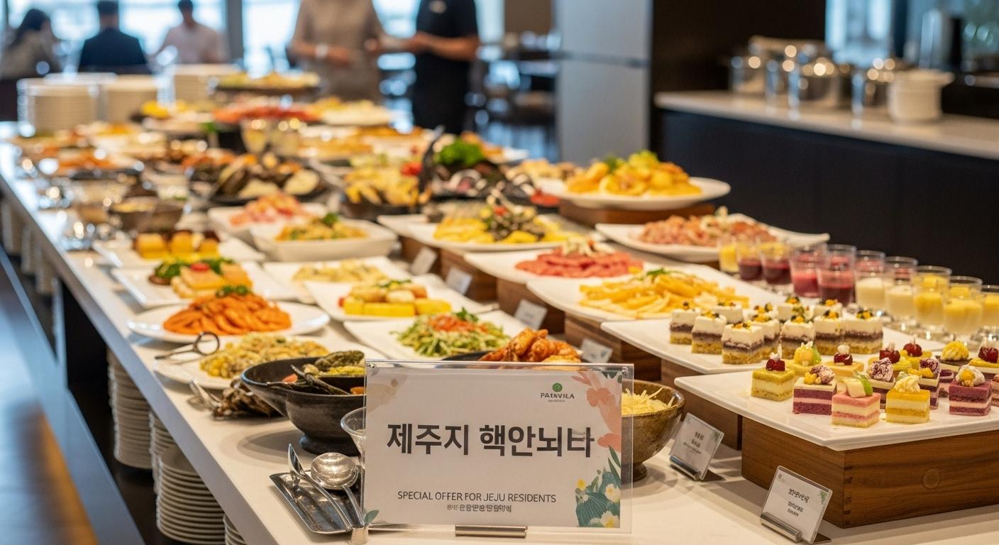 제주 신라호텔 뷔페 도민할인