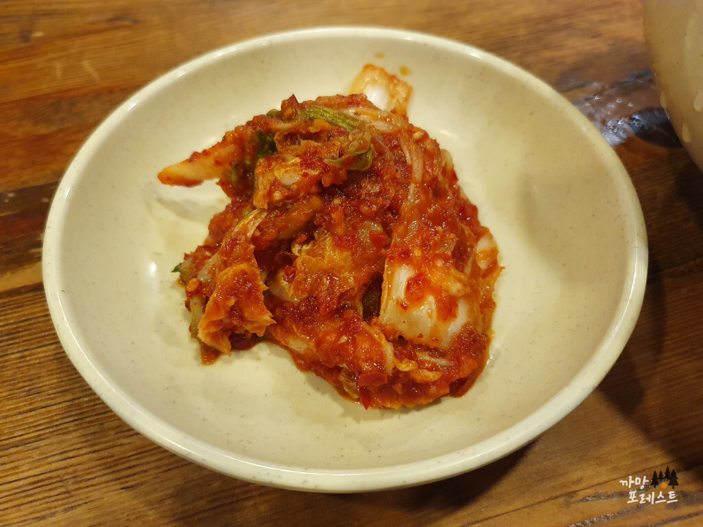 명동교자 김치