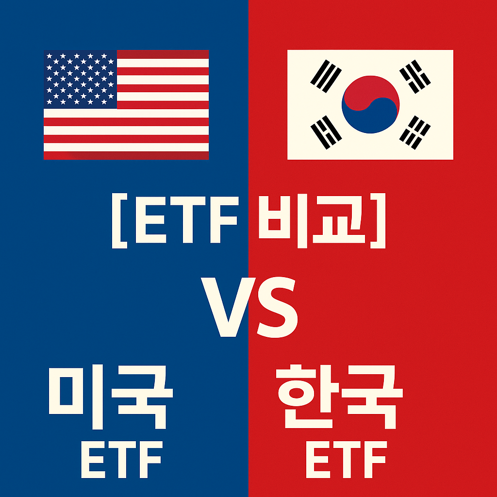 [ETF 비교] 미국 ETF vs 한국 ETF 어디가 좋을까?｜세금&middot;수익률&middot;환율 완벽 분석