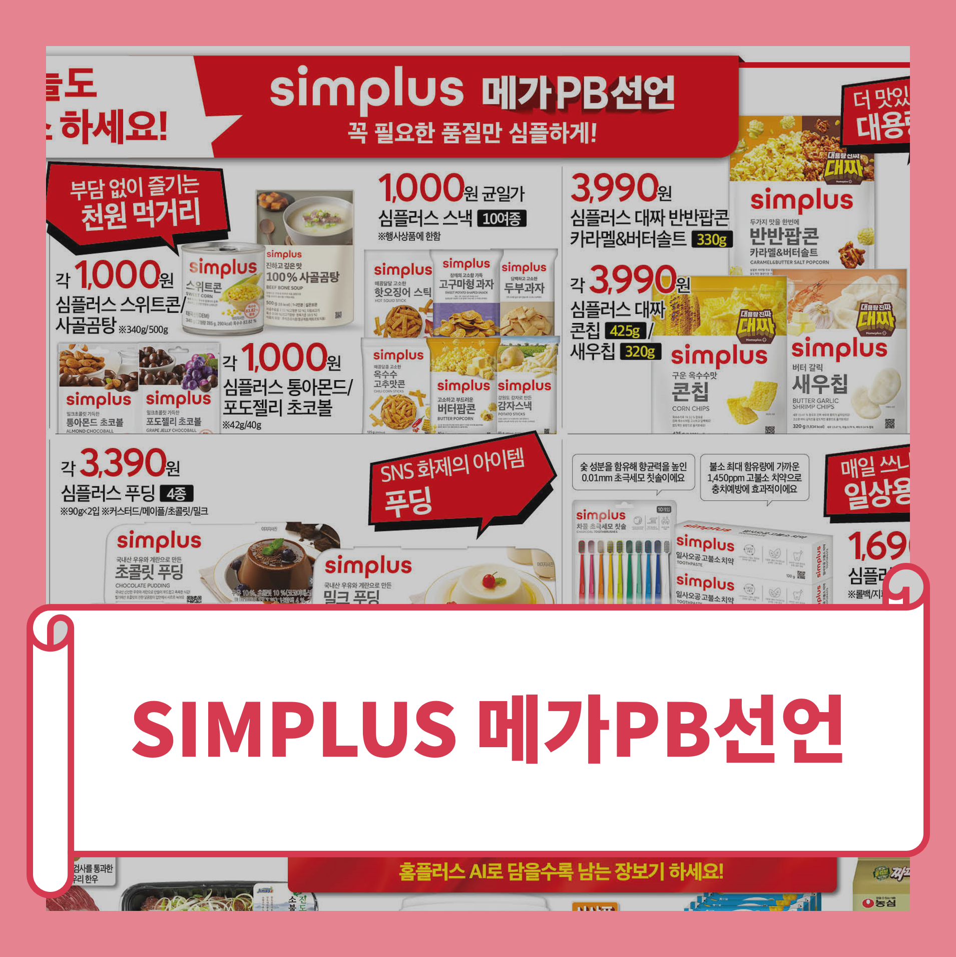 홈플러스 전단 메가PB선언