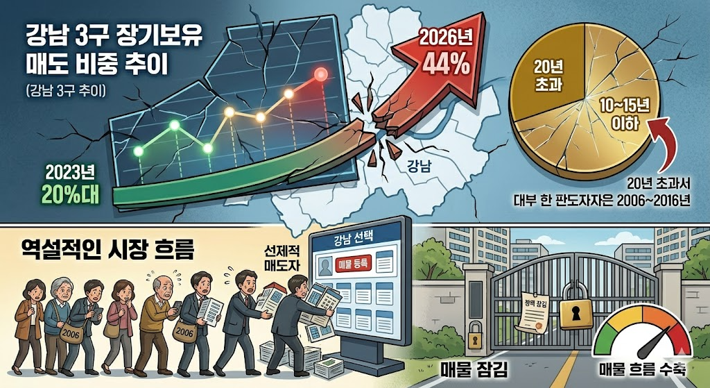 10년 넘게 버텼던 강남 집주인들이 왜 지금 팔기 시작했을까