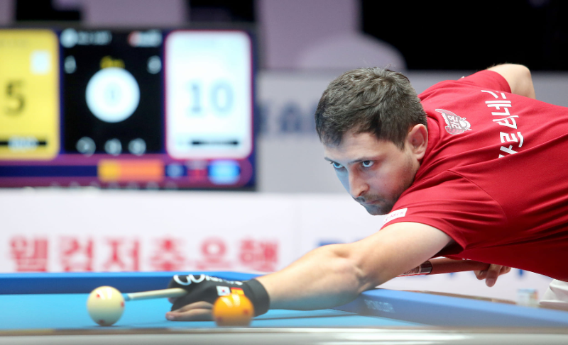 SK렌터카 월드챔피언십 2023 결승전에 진출한 다비드 마르티네스 당구선수