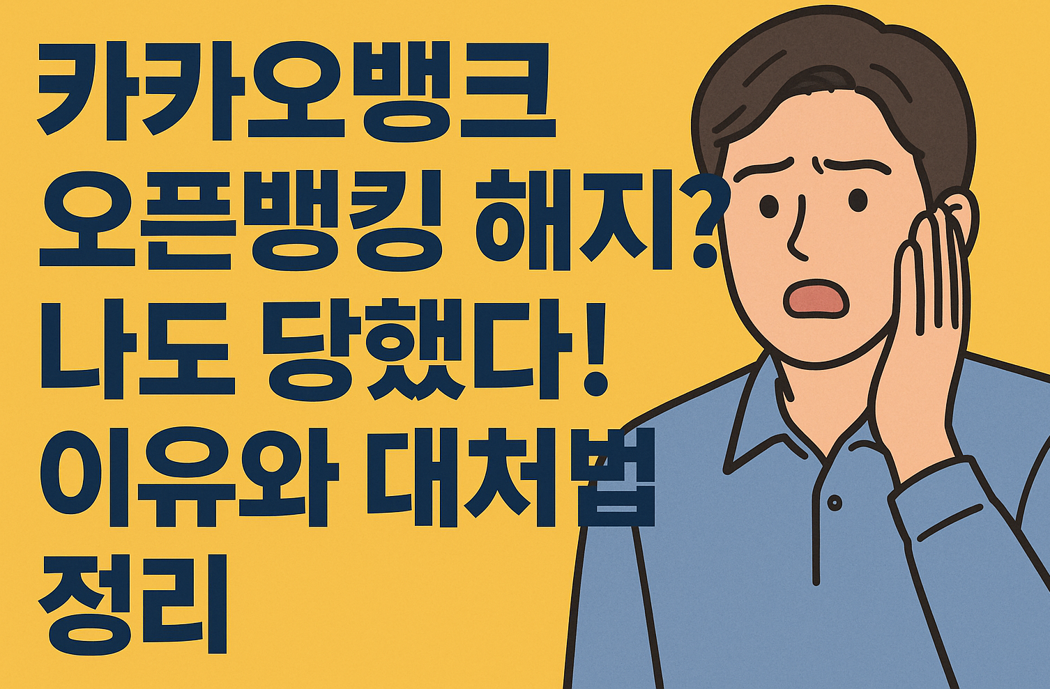 카카오뱅크 오픈뱅킹 해지? 나도 당했다! 이유와 대처법 정리