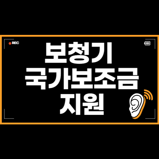 보청기 국가보조금지원