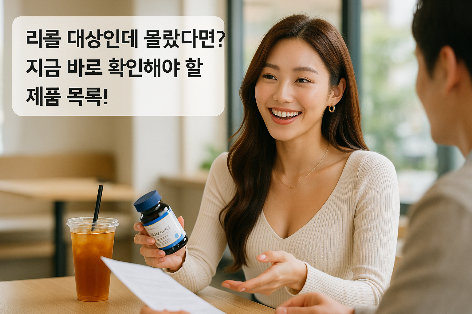 리콜 대상 확인하는 이미지