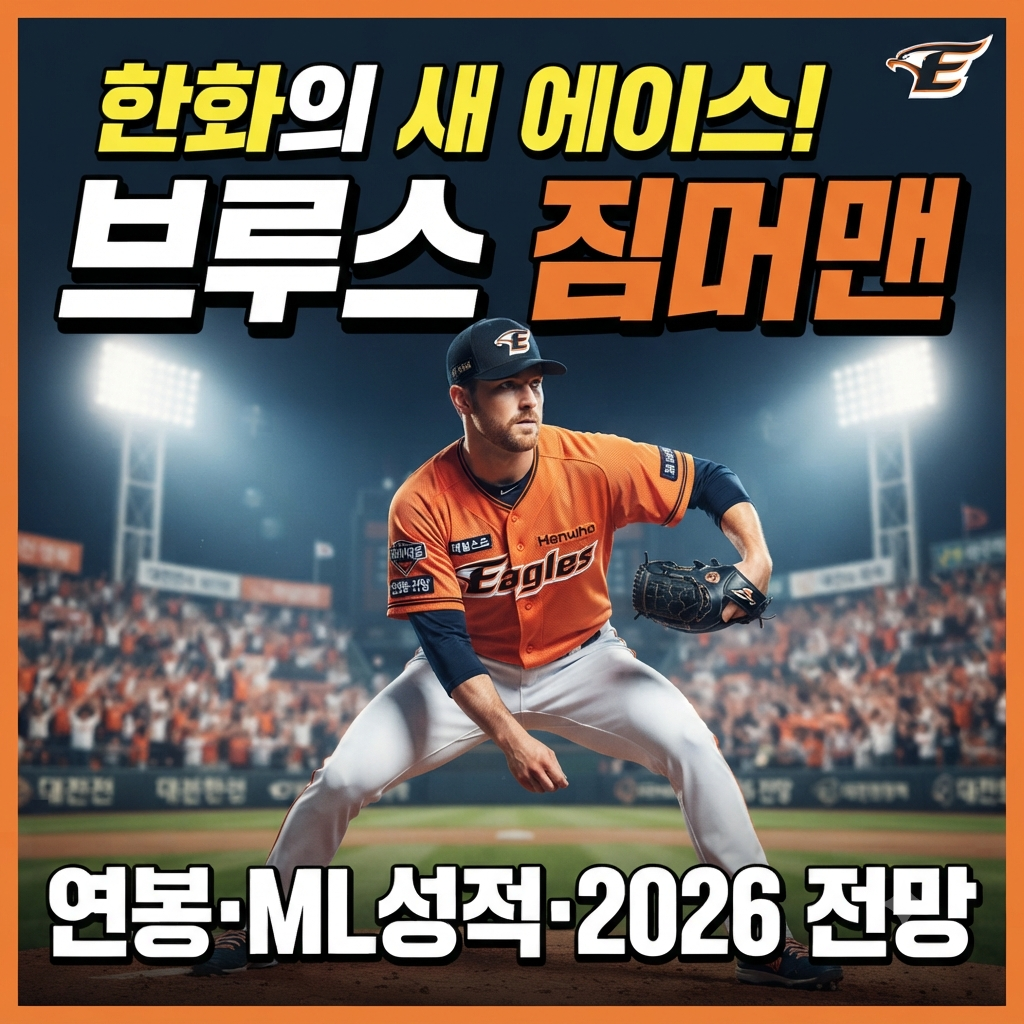 브루스- 짐머맨 -한화 이글스- 합류! 연봉- 프로필 -메이저리그- 성적
