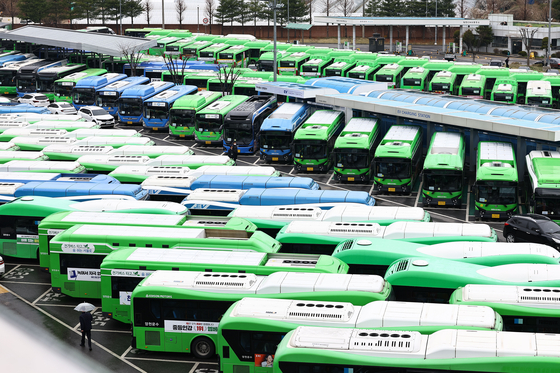 서울 시내버스 노조 준법투쟁