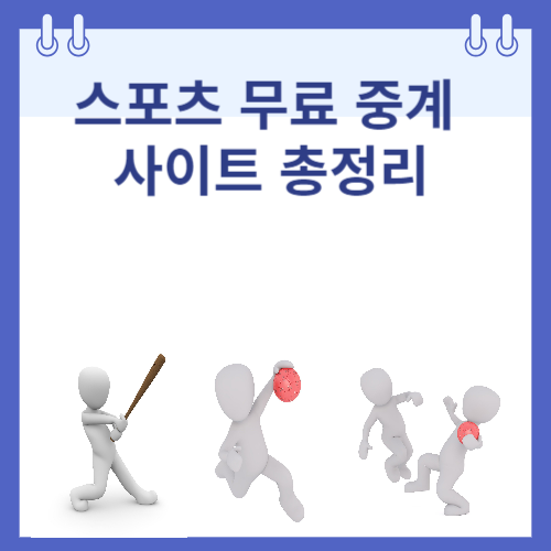 스포츠 무료 중계 사이트 총정리