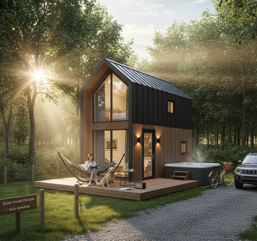 1인 여행 애견펜션