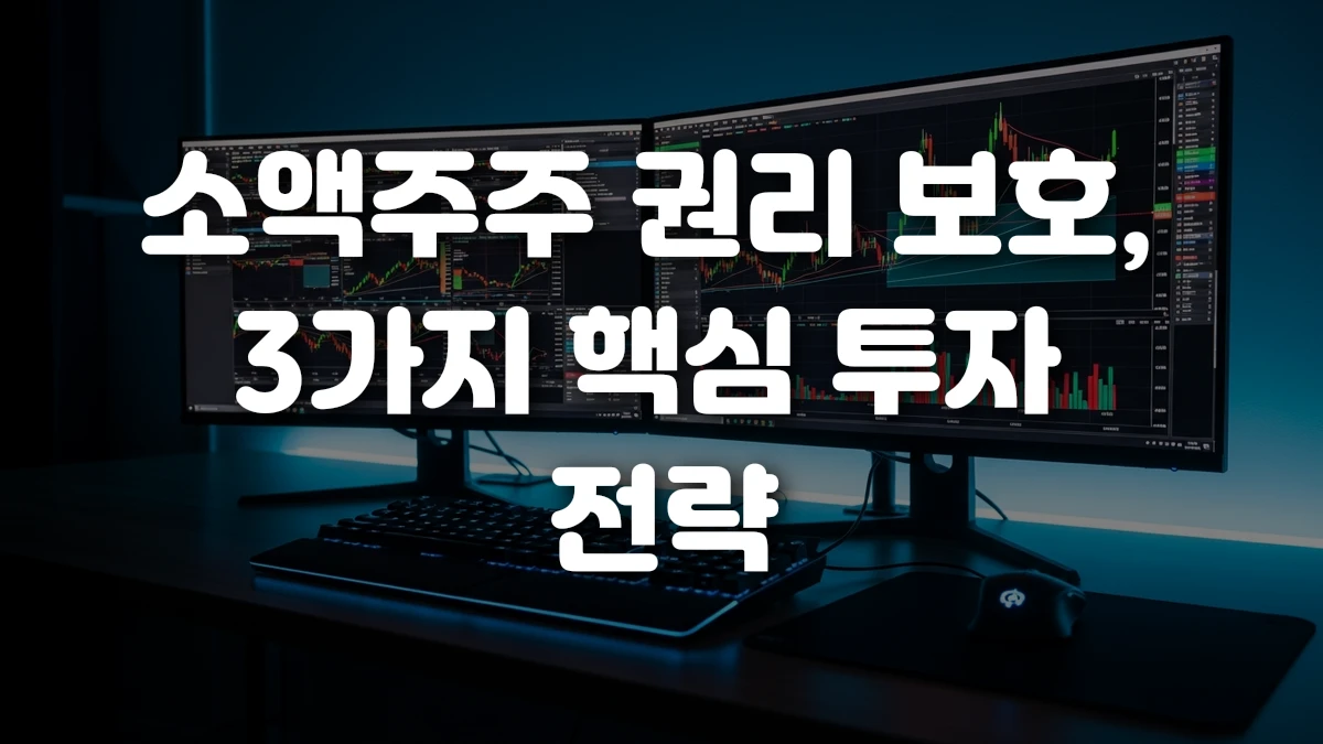 소액주주 권리 보호 3가지 핵심 투자 전략