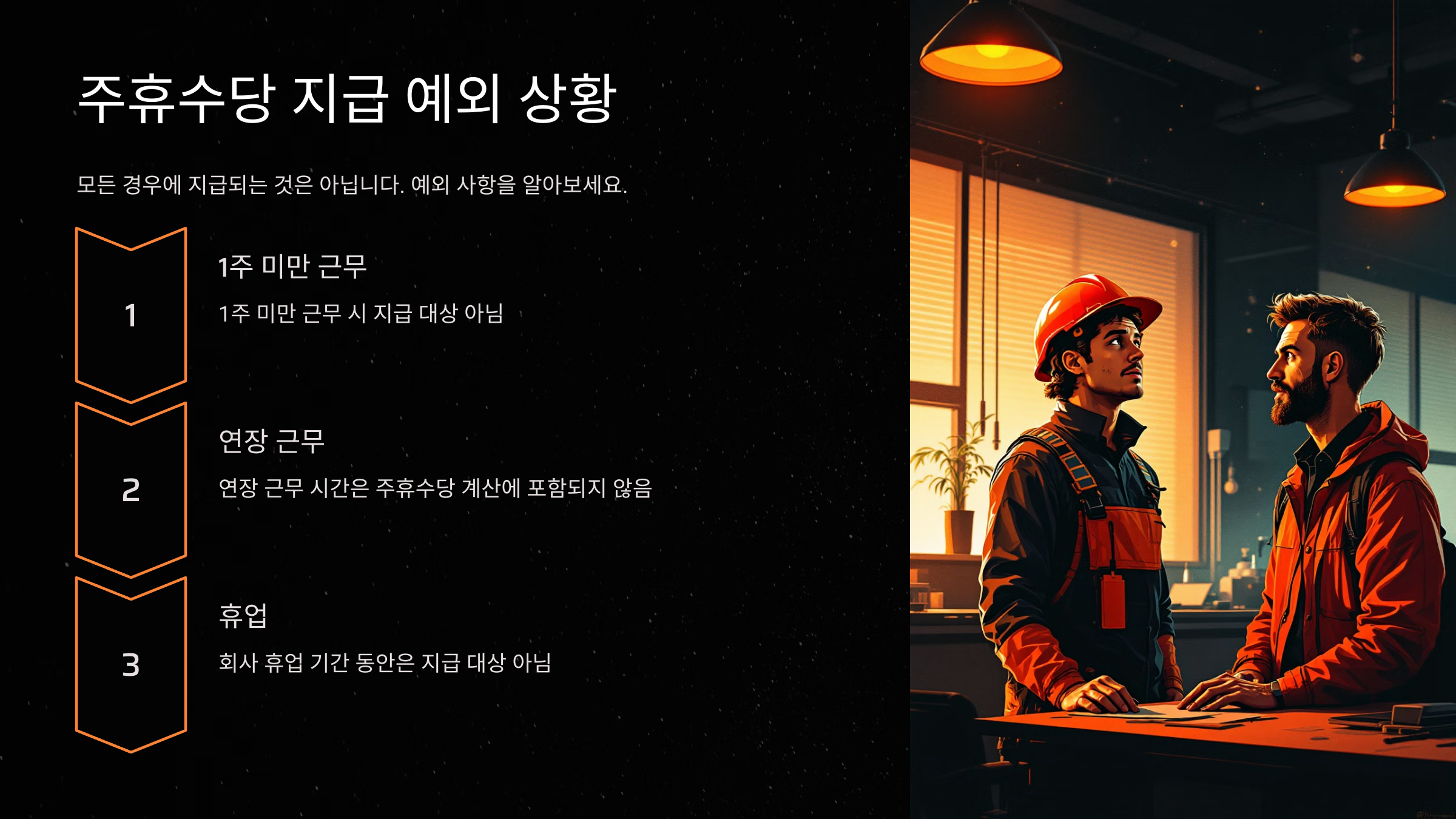 주휴수당 지급 예외 상황