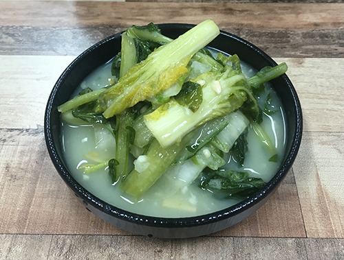 까치가야밀면-백열무김치