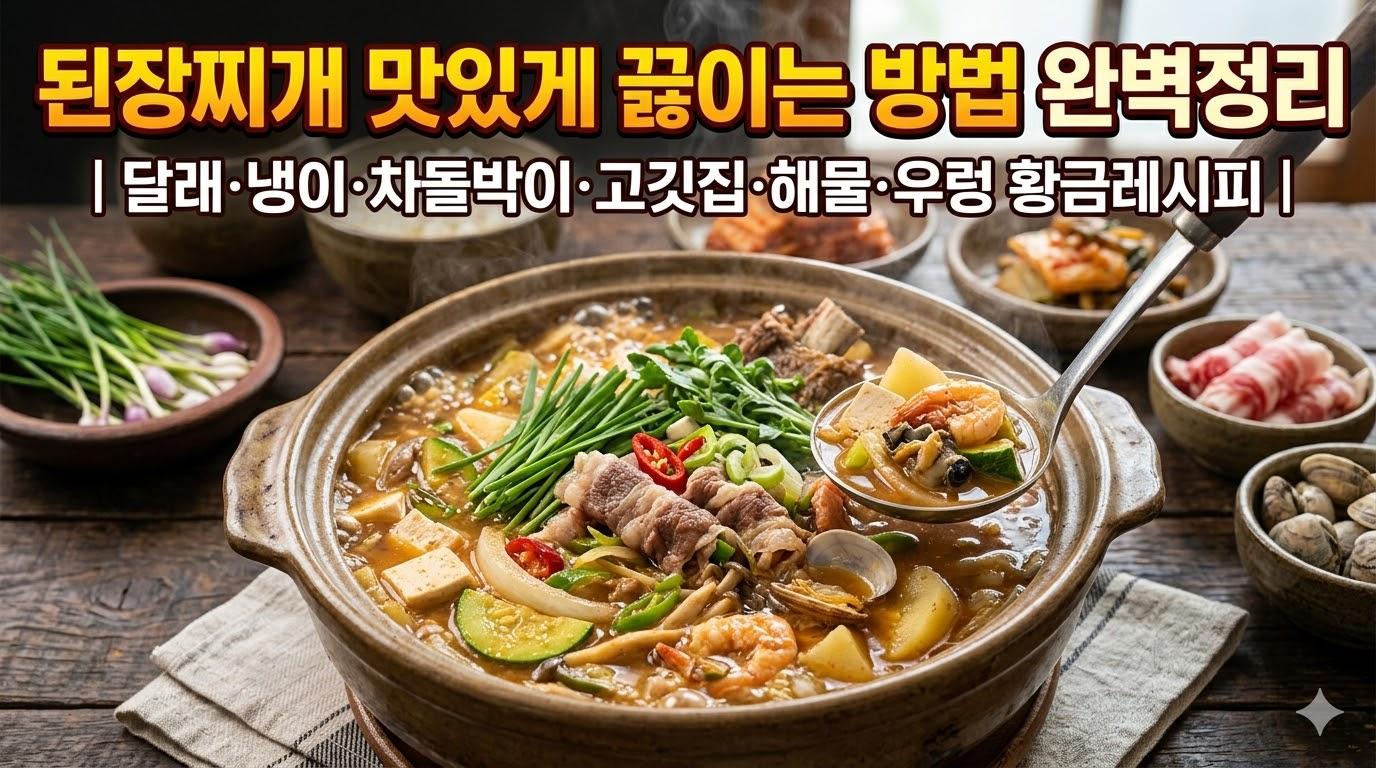 된장찌개 맛있게 끓이는 방법