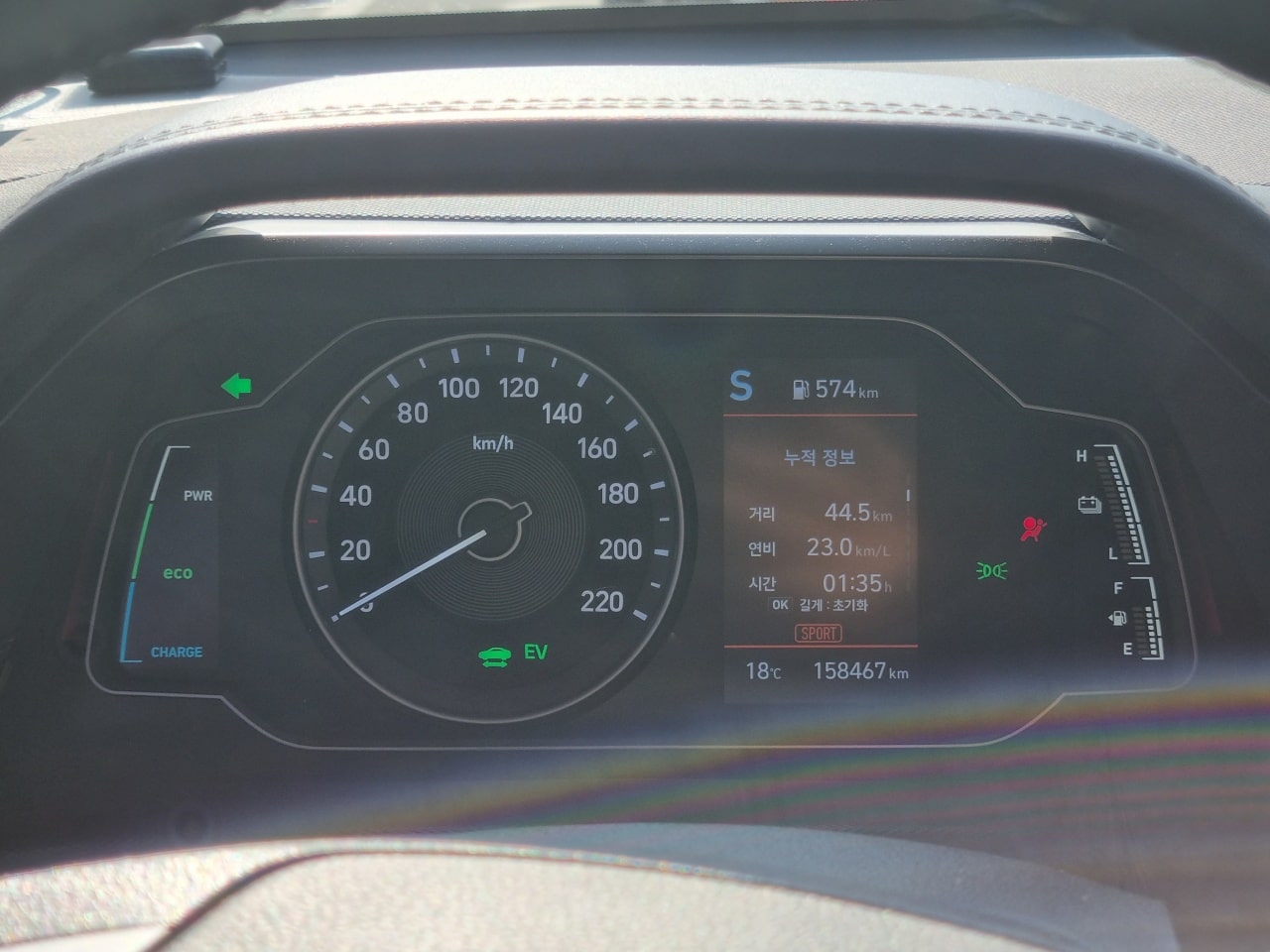 그럼에도 연비는 여전히 좋았습니다.